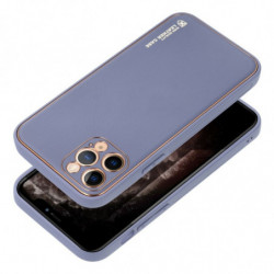 LEATHER Case for IPHONE 15 PRO MAX blue