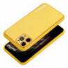 LEATHER Case for IPHONE 15 PLUS yellow