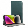 Smart Magneto book case for IPHONE 15 PRO MAX dark green