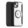 DUX DUCIS wallet case SKIN X PRO compatible with MagSafe for IPHONE 15 Plus black