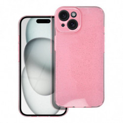 CLEAR CASE 2mm BLINK for IPHONE 15 pink