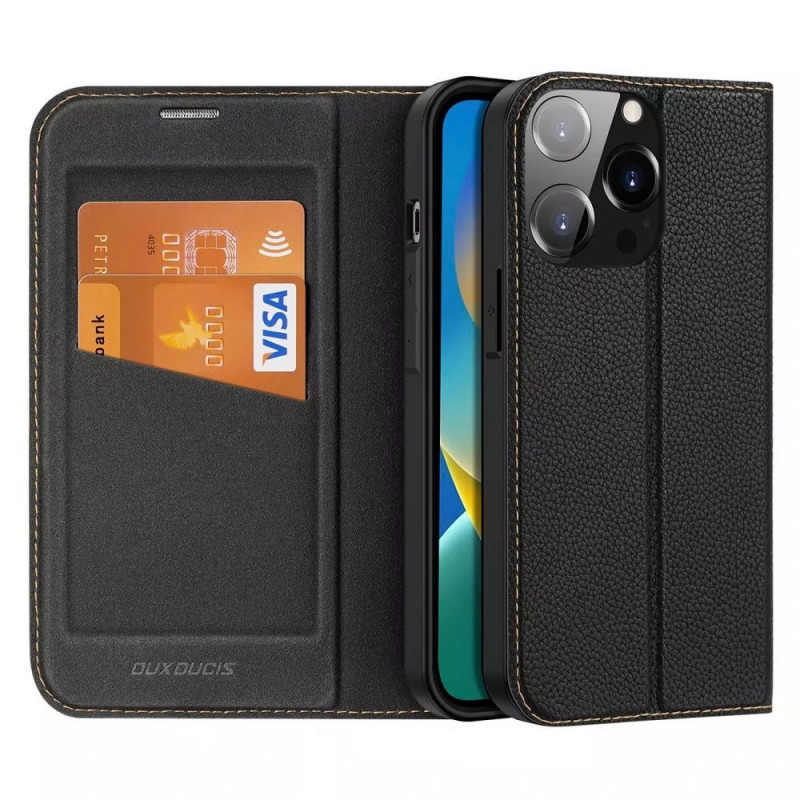 DUX DUCIS wallet case SKIN X2 for IPHONE 14 Pro black