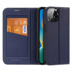 DUX DUCIS wallet case SKIN X2 for IPHONE 14 Pro Max blue