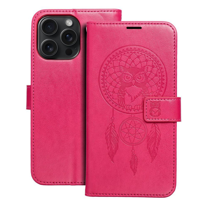 MEZZO Book case for IPHONE 15 Pro Max dreamcatcher magenta