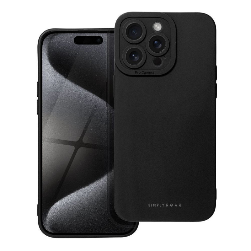 Roar Luna Case for iPhone 15 Pro Max Black