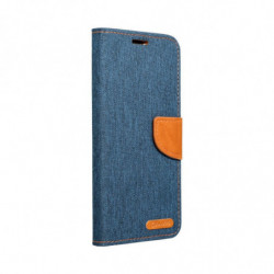 CANVAS Book case for IPHONE 15 navy blue