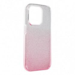 SHINING Case for IPHONE 15 PRO clear/pink