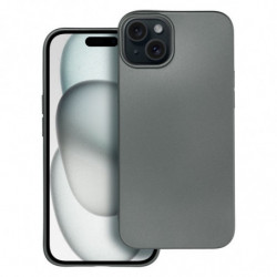 METALLIC Case for IPHONE 15 PLUS grey