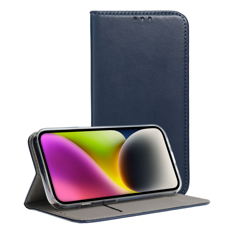 Smart Magneto book case for IPHONE 15 PRO MAX navy