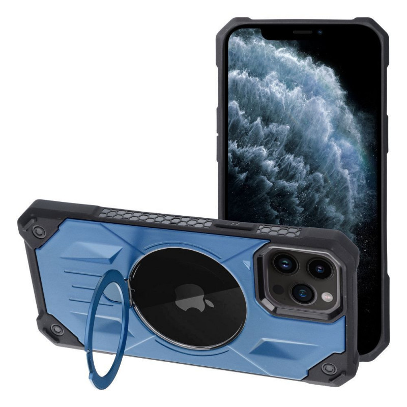 Case ARMOR MAG COVER compatible with MagSafe for IPHONE 11 Pro blue