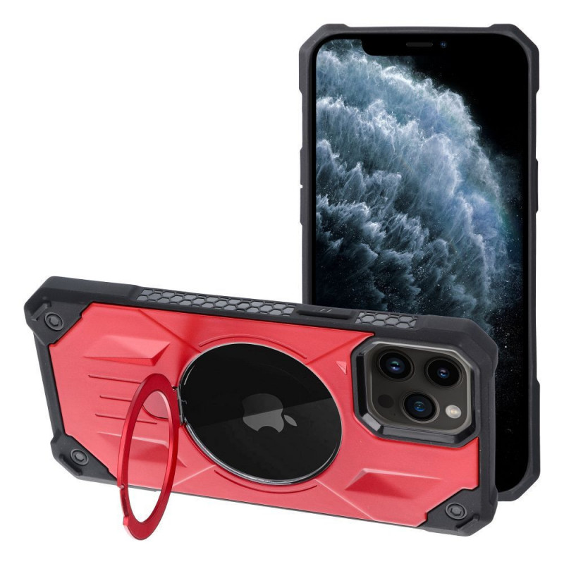 Case ARMOR MAG COVER compatible with MagSafe for IPHONE 11 Pro red