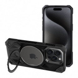 Case ARMOR MAG COVER compatible with MagSafe for IPHONE 15 Pro Max black