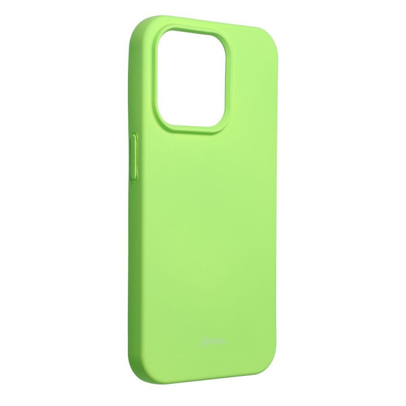 Roar Colorful Jelly Case - for iPhone 15 Pro lime