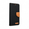 CANVAS Book case for IPHONE 15 Pro black