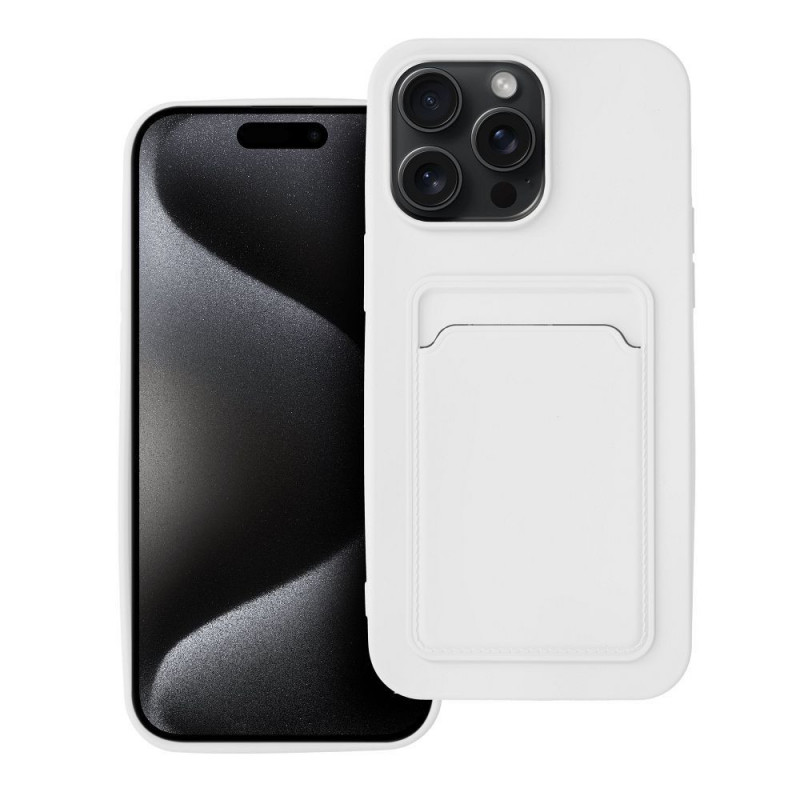 Case CARD for IPHONE 15 Pro Max white