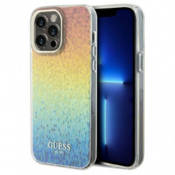 Original faceplate case GUESS GUHCP13XHDECMI for iPhone 13 Pro Max (IML Faceted Mirror / disco iridescent)