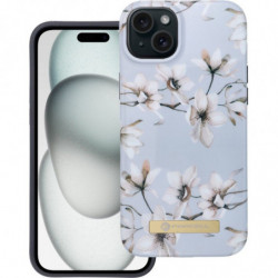 FORCELL F-PROTECT Mirage case compatible with MagSafe for IPHONE 15 PLUS spring flowers