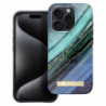 FORCELL F-PROTECT Mirage case compatible with MagSafe for IPHONE 15 PRO jade marble