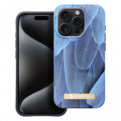 FORCELL F-PROTECT Mirage case compatible with MagSafe for IPHONE 15 PRO blue bird