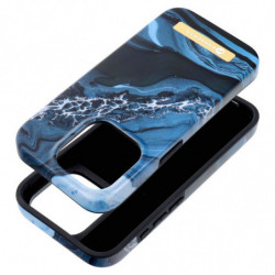 FORCELL F-PROTECT Mirage case compatible with MagSafe for IPHONE 15 PRO ocean marble