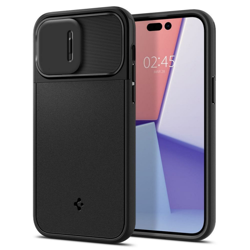 SPIGEN Optik Armor MAG case for IPHONE 14 PRO black