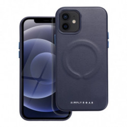 Roar Leather Mag Case - for iPhone 12  navy