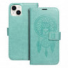 MEZZO Book case for IPHONE 14 Plus dreamcatcher green