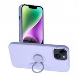 SILICONE RING Case for IPHONE 14 violet