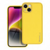 LEATHER Case for IPHONE 14 yellow