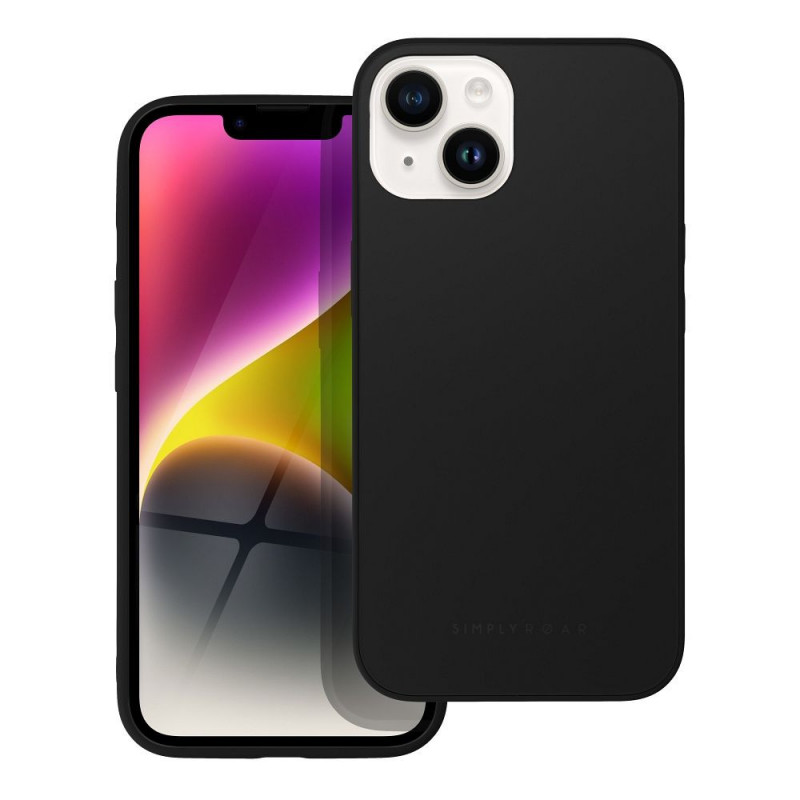 Roar Matte Glass Case  - for iPhone 14 black