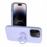 SILICONE RING Case for IPHONE 14 PRO violet