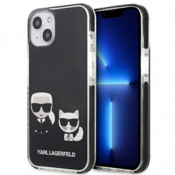 Original faceplate case KARL LAGERFELD KLHCP13STPEKCK for iPhone 13 MINI (K C Bodies / black)