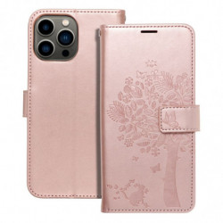 MEZZO Book case for IPHONE 13 PRO MAX tree rose gold