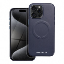 Roar Leather Mag Case - for iPhone 15 Pro Max  navy