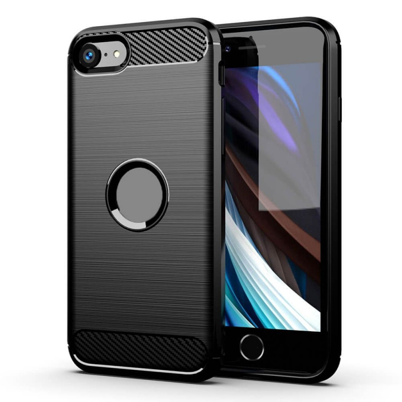 Case CARBON for IPHONE 7 / 8 black