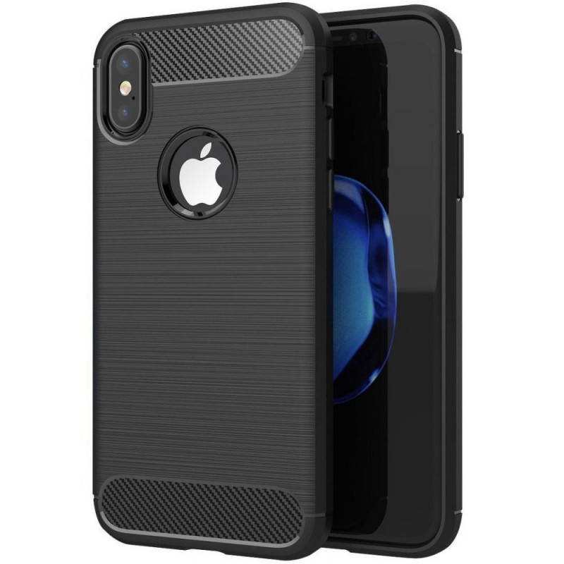 Case CARBON for IPHONE XS black