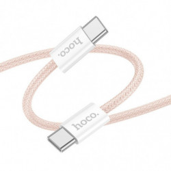 HOCO cable Type C to Type C PD QC3.0 3A 60W X104 2 m pink