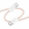 HOCO cable Type C to Type C PD QC3.0 3A 60W X104 2 m pink