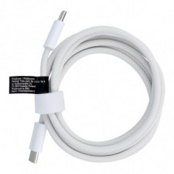 Cable Type C to Type C Power Delivery PD 60W 3A C263 white 1,5 m