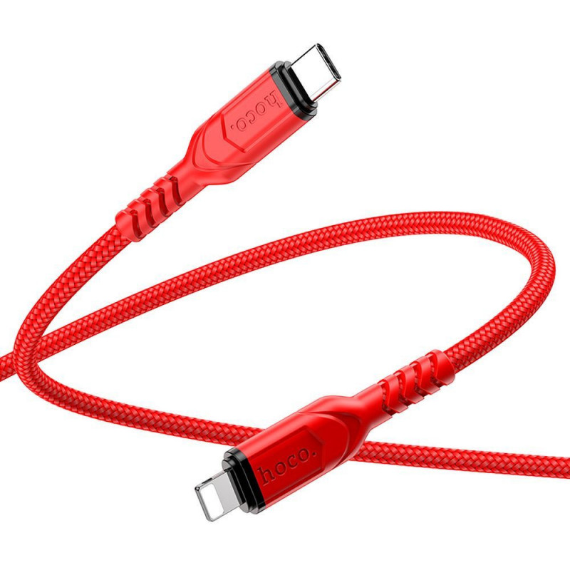 HOCO cable Type C to Lightning PD 3A 20W X59 1 m red