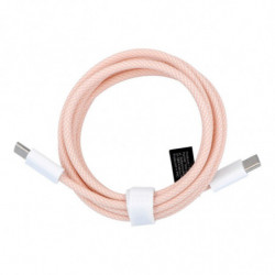 Cable Type C to Type C Power Delivery PD 60W 3A C263 pink 1,5 m