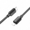 HOCO cable Type C to Lightning PD 2,4A 20W X96 1 m black