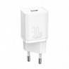 BASEUS charger Type C PD QC3.0 3A 30W CCSUP-J02/CCCJG30CE white