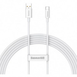 BASEUS cable USB A to Typ C PD 6A 100W P10320102214-03 2 m white