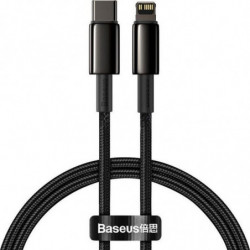 BASEUS cable Type C to Lightning PD 20W Tungsten Gold CATLWJ-01 2 m black