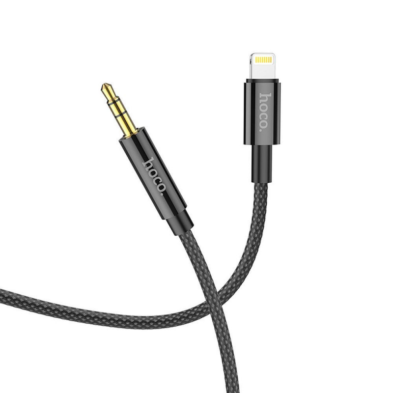 HOCO cable AUX Jack 3,5 mm to Lightning UPA19 1 m black