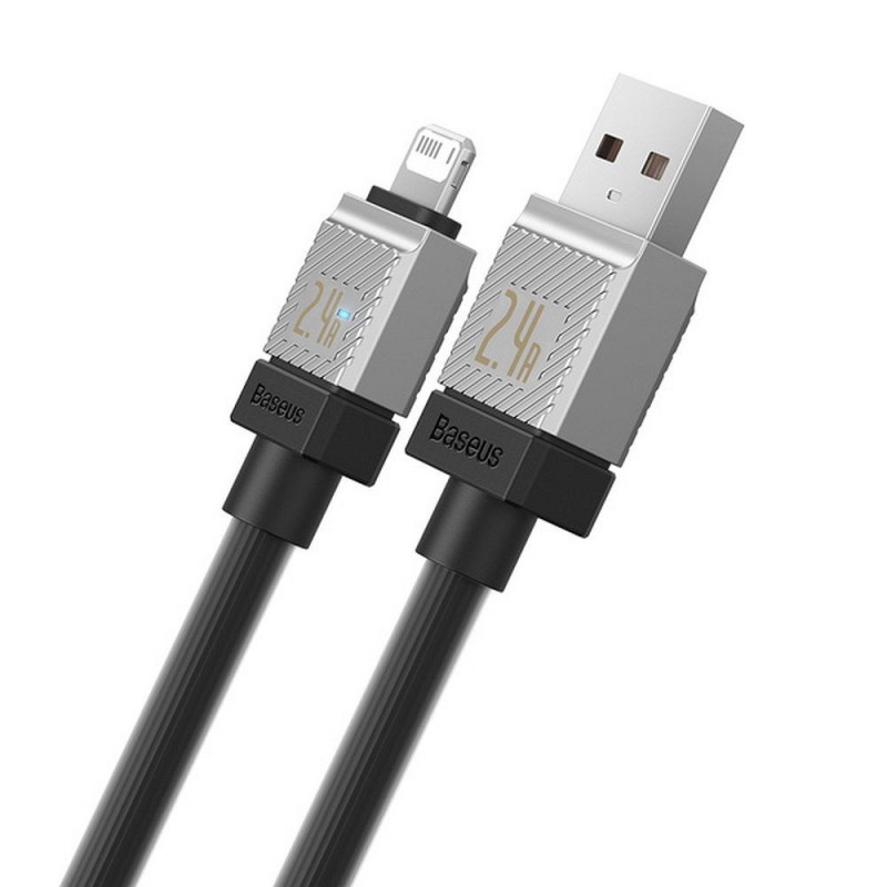 BASEUS cable USB A to Lightning 2,4A Coolplay CAKW000401 1 m black