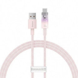 BASEUS cable USB A to Type C PD 100W Explorer 100W CATS010404 1 m pink