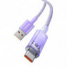 BASEUS cable USB A to Type C PD 100W Explorer CATS010405 1 m purple