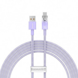 BASEUS cable USB A to Type C PD 100W Explorer CATS010505 2 m purple